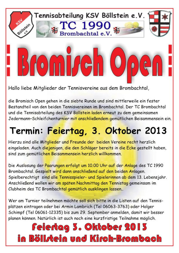 Bromisch Open